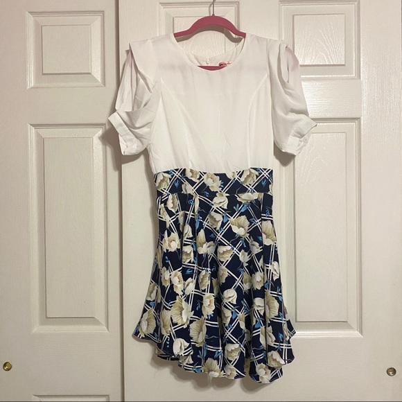 Faux Two Piece Business Casual Dress - Picture 1 of 3